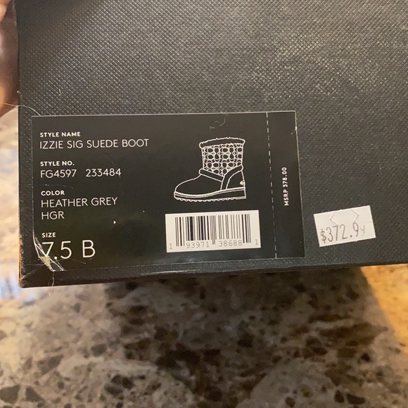 💯 Authentic Coach Suede gray boots - Picture 13 of 16